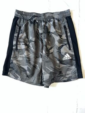 Adidas Black Camouflage Shorts Medium